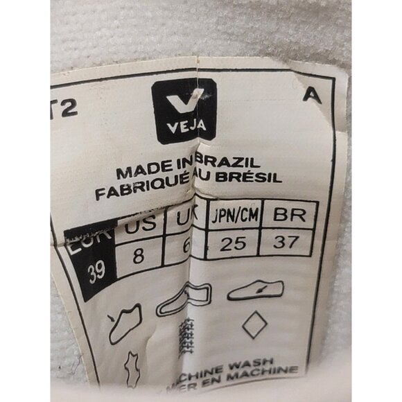 Veja Recife Metallic Grip Trio Court Sneakers Sz 8.5 US / 39 EU - Picture 8 of 10